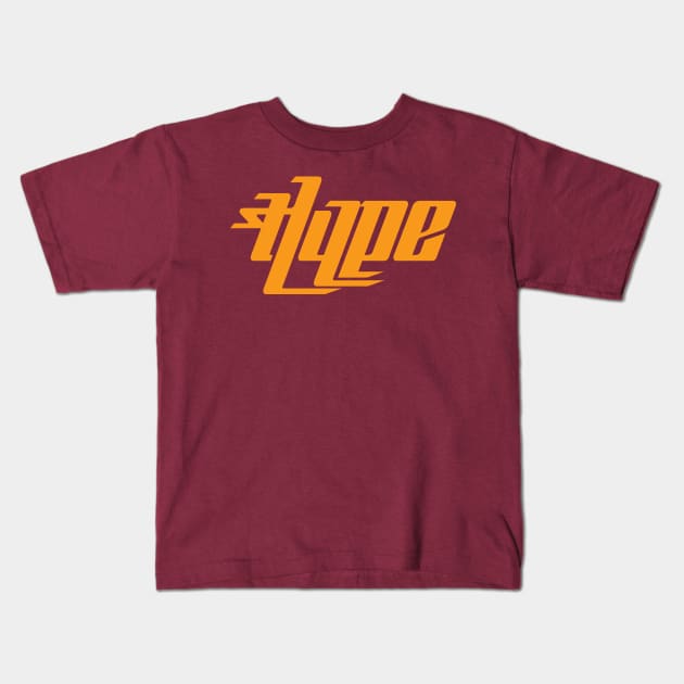 Hype Type Kids T-Shirt by gingerman